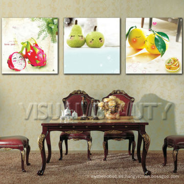 Impresión envuelta galería de la lona de la alta calidad, arte de la pared de la decoración del comedor, impresión fotográfica de la fruta